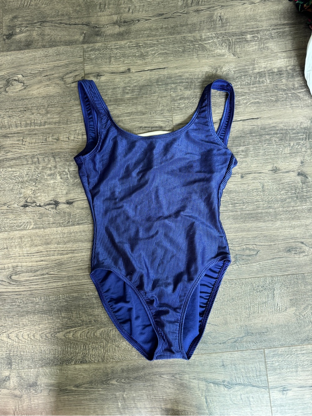 Vintage 90s Catalina Navy Blue Ribbed One-Piece